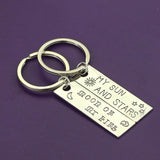 My Sun And Stars keychain